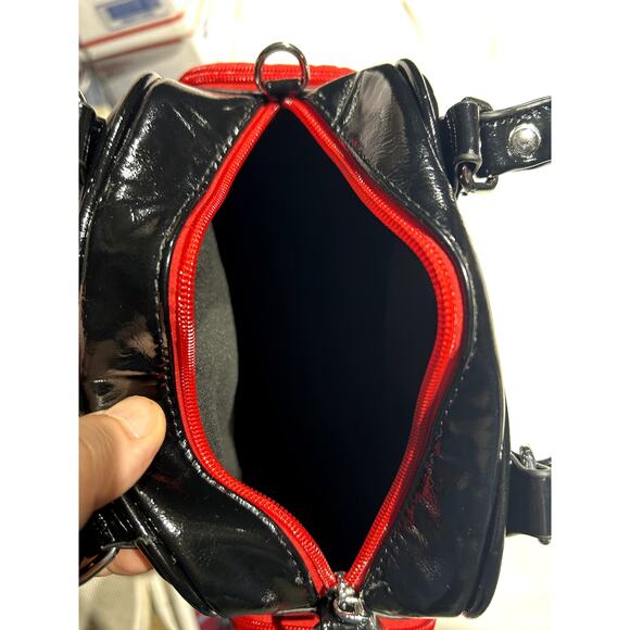 NWOT Paul Frank Patent Leather handbag with a crossbody strap - Picture 7 of 9